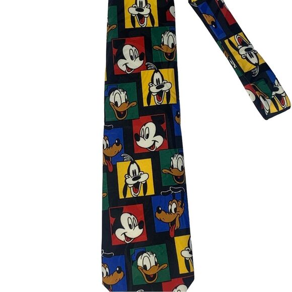 BALANCINE INC. Disney Neck Tie Mickey Mouse Goofy Pluto Donald
Duck - Picture 2 of 3
